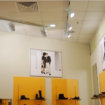 Освещение магазина обуви ALBA Svetski